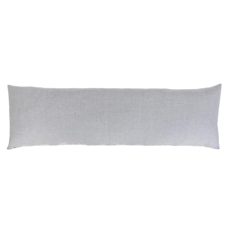 pom pom at home carter body pillow with insert ivorydenim 2