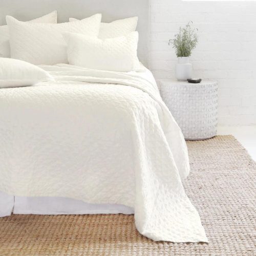 pom pom at home hampton cream coverlet 2