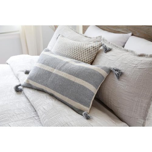 pom pom at home harbour matelasse taupe coverlet 4