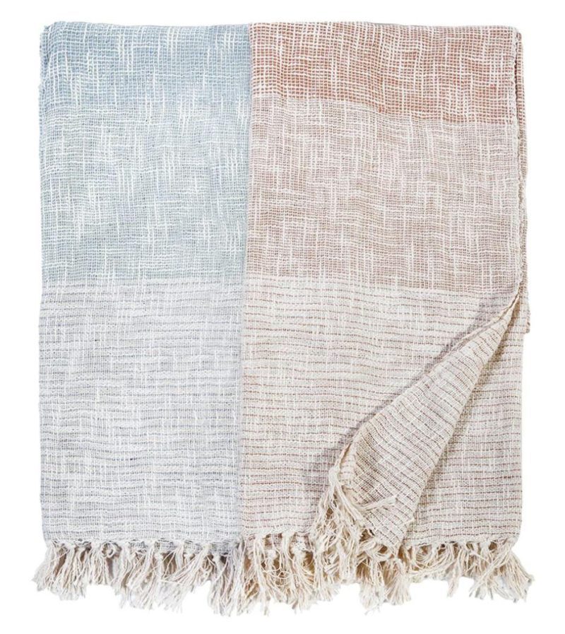 pom pom at home isla handwoven oversized throw ivoryamber