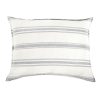 Pom Pom at Home Jackson Cream/Grey Stripe Pillow Sham