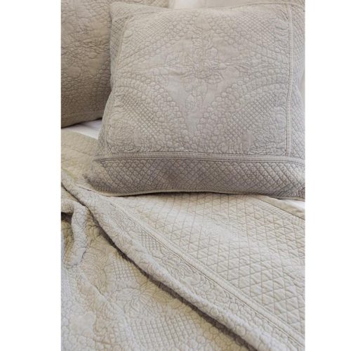 pom pom at home marseille taupe coverlet 4