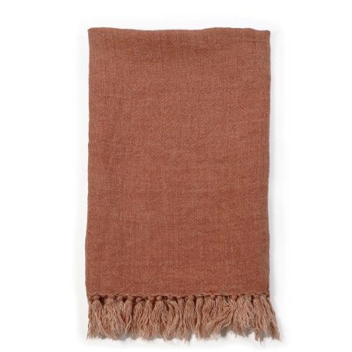 Pom Pom at Home Montauk Blanket - Terra Cotta - Lavender Fields