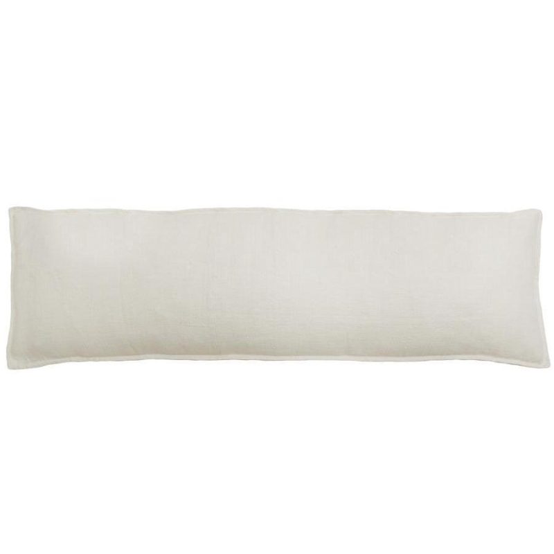 pom pom at home montauk body pillow with insert cream 1