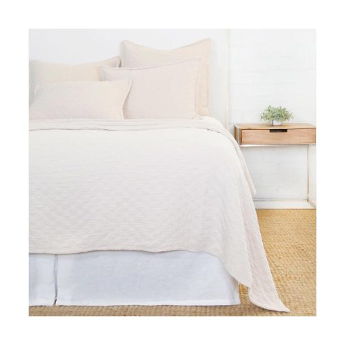 Pom Pom at Home Ojai Matelasse Blush Coverlet - Lavender Fields