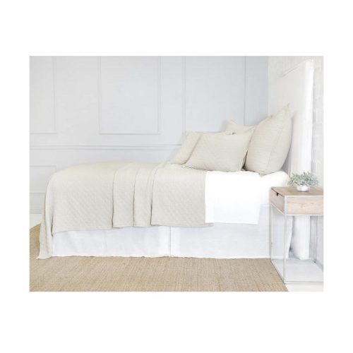 pom pom at home ojai matelasse greige coverlet 2