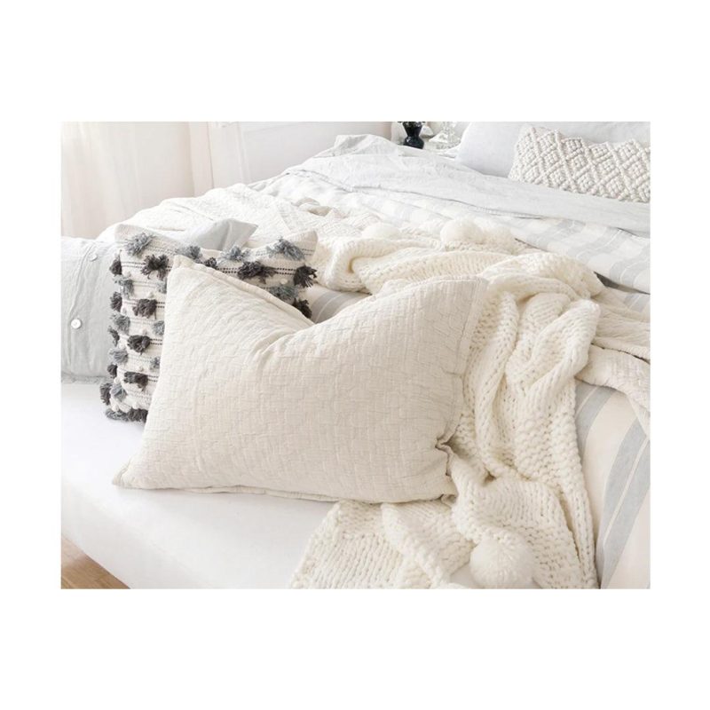 pom pom at home ojai matelasse greige coverlet 3