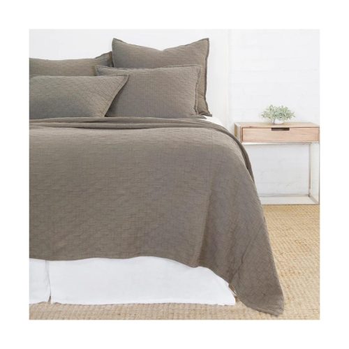 Pom Pom at Home Ojai Matelasse Pebble Coverlet - Lavender Fields