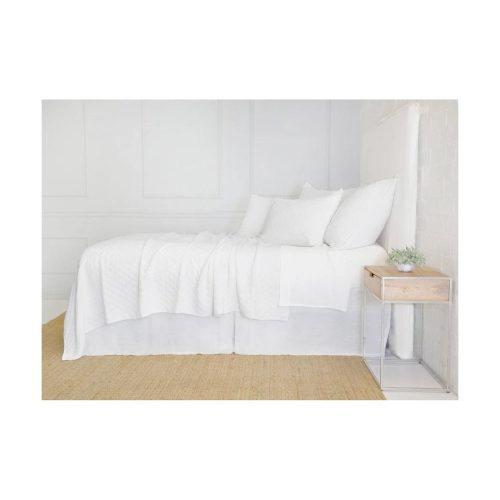 pom pom at home ojai matelasse white coverlet 2