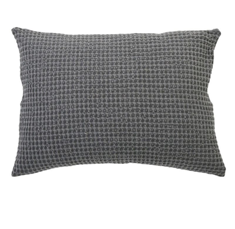 pom pom at home zuma big pillow with insert charcoal