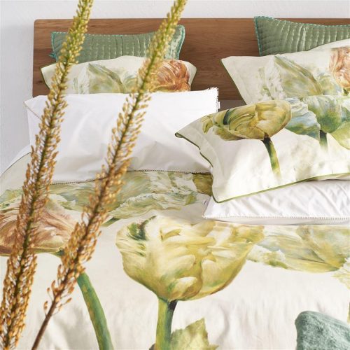 Designers Guild Spring Tulip Buttermilk Duvet