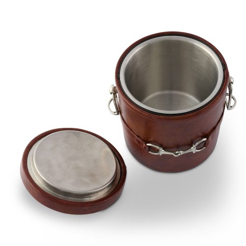 vagabond house equestrian equestrian horse bit leather ice bucket h503eb 31436900761648