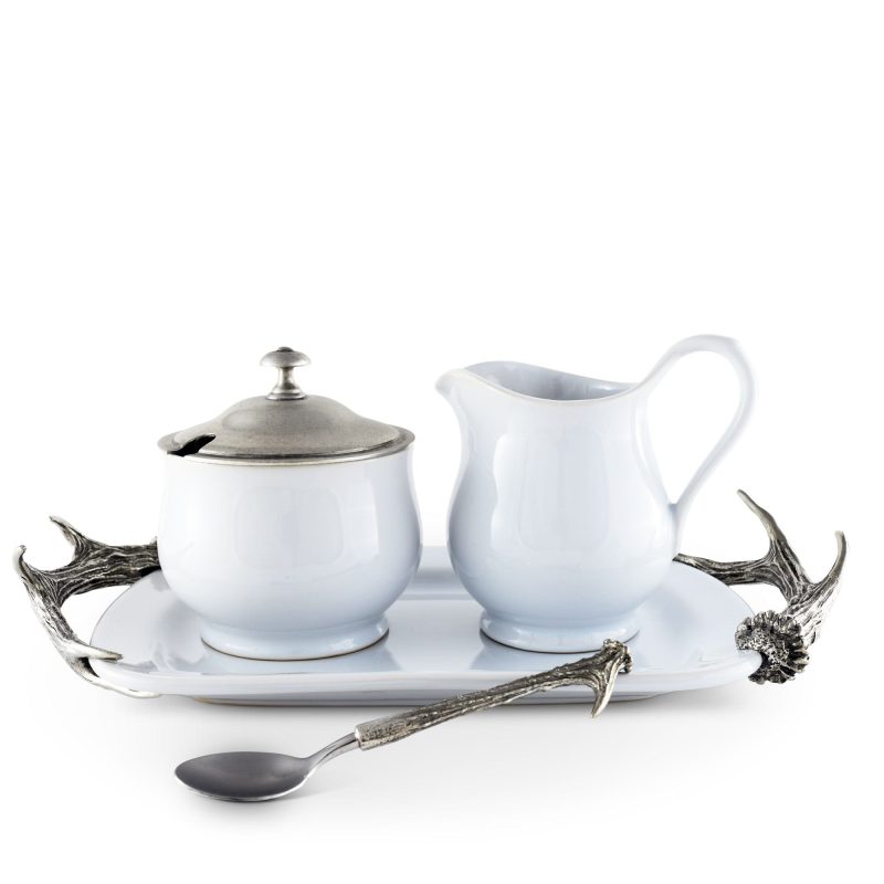 vagabond house lodge style antler creamer set b317a 31278871740464