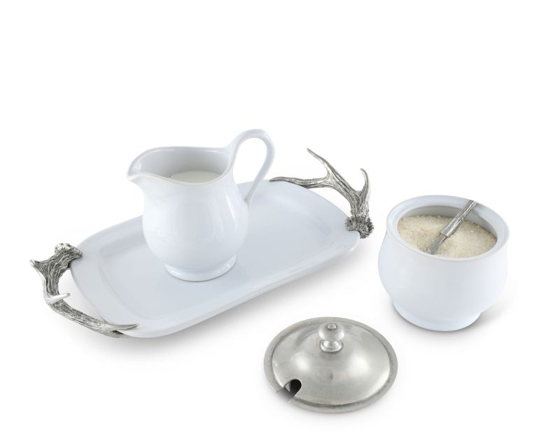 vagabond house lodge style antler creamer set b317a 31278871806000