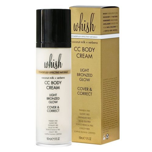 whish beauty body care self tan glow coconut milk verbena cc body cream 28261973524562