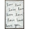 Sugarboo Designs Whole Lot of Love Art Print (Grey Wood Frame)