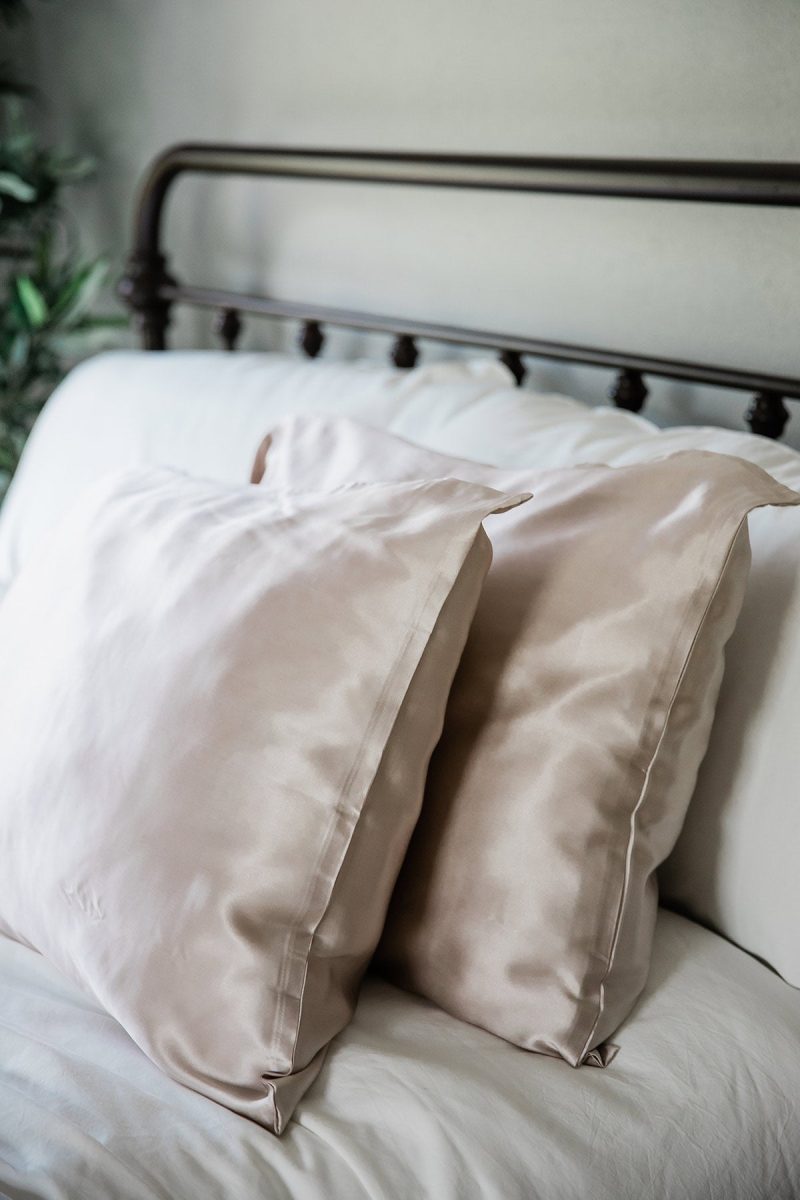 yala charmeuse pillowcase set moonstone