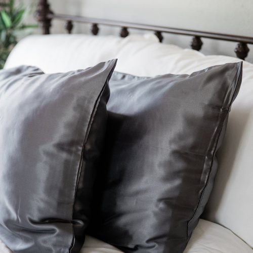 yala charmeuse pillowcase set pewter