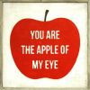 Sugarboo Designs You Are The Apple Of My Eye Art Print (Grey Wood Frame)